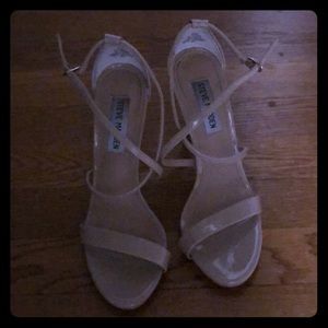 Steve Madden strappy nude stilletto